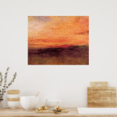 サンセットバイジョセフマロットターナー ポスター (キッチン)