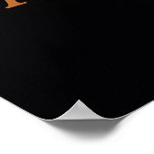 サンセットバイソンシルエット ポスター (角)