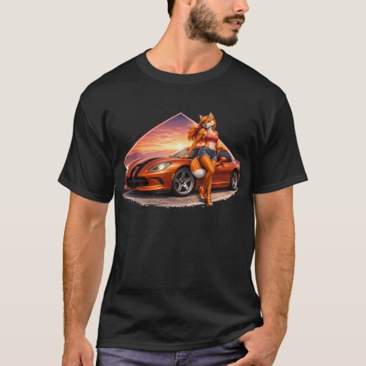サンセットバイパービクセン Tシャツ (正面)