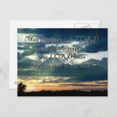 サンセットバイブルの詩 ポストカード (正面/裏面)