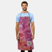 サンセットバラフローラエプロン エプロン (着用した状態)