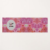 サンセットバラフローラモノグラムヨガマット ヨガマット (正面(横))