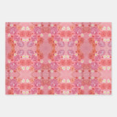 サンセットバラフローララッピング紙 ラッピングペーパーシート (正面)