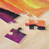 サンセットパズル絵画アート ジグソーパズル (側面)