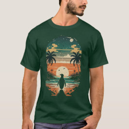 サンセットパラダイスペンギンTシャツ Tシャツ