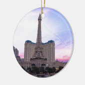 サンセットパリラスベガスツアーエッフェルフェイク セラミックオーナメント (左)