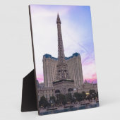 サンセットパリラスベガスツアーエッフェルフェイク フォトプラーク (側面)