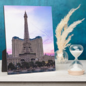 サンセットパリラスベガスツアーエッフェルフェイク フォトプラーク (側面)