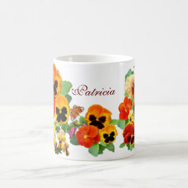 サンセットパンジー コーヒーマグカップ