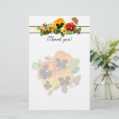 サンセットパンジー 便箋 (スタンド正面)