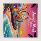 サンセットパークエルサルバドルトラベルヴィンテージレトロ ジグソーパズル (横)