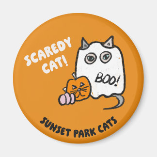 サンセットパークキャット ハロウィンマグネット バターボールおばけ マグネット