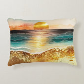 サンセットパーソナライズされたホリデーホームAirbnb沿岸 アクセントクッション (正面)