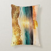 サンセットパーソナライズされたホリデーホームAirbnb沿岸 アクセントクッション (正面(垂直))