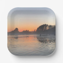 サンセットパーティー紙プレート