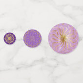 サンセットパープルと金ゴールド コンフェッティ (裏面)