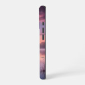 サンセットパープルレイクランドスケープ3 iPhoneケース (左側面)