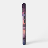 サンセットパープルレイクランドスケープ3 iPhone 16ケース (左側面)