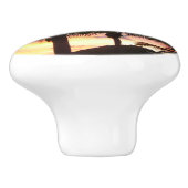 サンセットパームズトロピカルランドスケープ写真 セラミックノブ (側面)