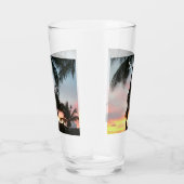 サンセットパームズトロピカルランドスケープ写真 タンブラーグラス (右)