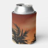 サンセットパームツリーズビーチサマー 缶クーラー (缶正面)
