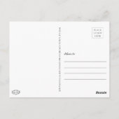 サンセットパームツリービーチセラピーサマーサン ポストカード (裏面)