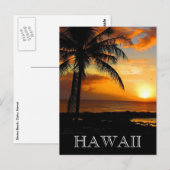 サンセットパームハワイ ポストカード (正面/裏面)