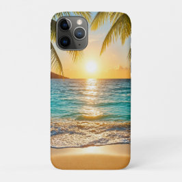 サンセットパームビーチ iPhone 11 PROケース