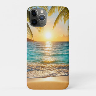 サンセットパームビーチ iPhone 11 PROケース