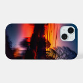 サンセットビュー ワン iPhone 15ケース (裏面横)
