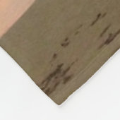 サンセットビーチと海 フリースブランケット (角)