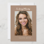 サンセットビーチのヒトデの写真　人生の祝祭 サンキューカード (裏面)