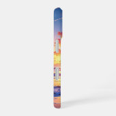 サンセットビーチの静けさ iPhone 16ケース (右側面)