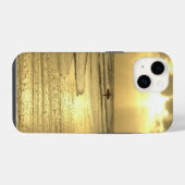 サンセットビーチのiPhoneケース iPhoneケース (裏面横)