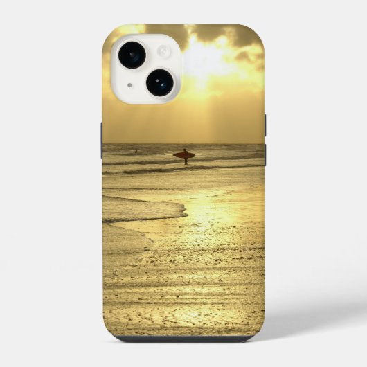 サンセットビーチのiPhoneケース iPhoneケース (裏面)