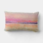 サンセットビーチアートパステル ランバークッション (裏面)