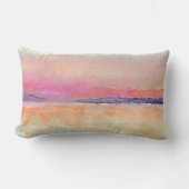 サンセットビーチアートパステル ランバークッション (正面)