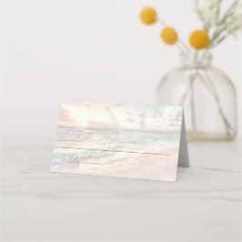 サンセットビーチウェディング | 海辺のウェディング プレイスカード