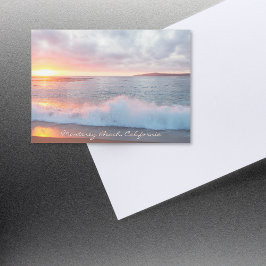 サンセットビーチウェーブズモントレーカリフォルニア