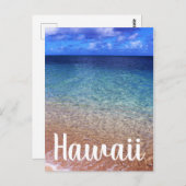 サンセットビーチオンオアフハワイ ポストカード (正面/裏面)