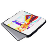 サンセットビーチガール ラップトップスリーブ (正面下部)