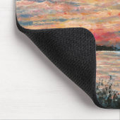 サンセットビーチショアライン マウスパッド (コーナー)