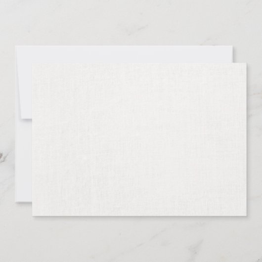 サンセットビーチシーシェルズウォーターカラーブライダルシャワー 招待状 (裏面)