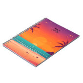 サンセットビーチシーン ノートブック (左側)