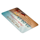 サンセットビーチセーブザデートマグネット マグネット (右側)