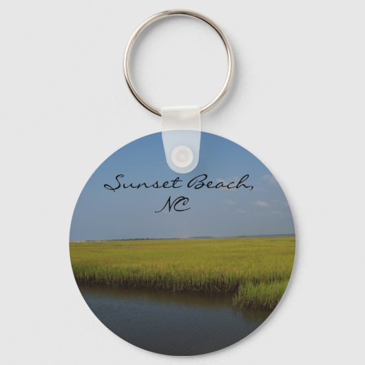 サンセットビーチノースカロライナ キーホルダー (正面)