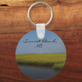サンセットビーチノースカロライナ キーホルダー (正面)