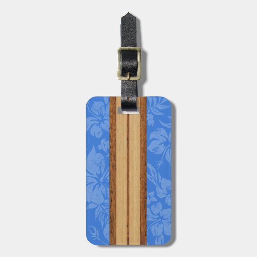 サンセットビーチハワイアン荷物タグ ラゲッジタグ (正面縦)