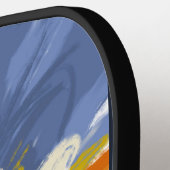 サンセットビーチバイ©キャシー・トンプソン ピックルボールラケット (左詳細)