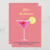 サンセットビーチバチェロレッテ招待状 招待状 (正面/裏面)